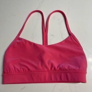 Lululemon Flow Y bra Size: 4 guava pink